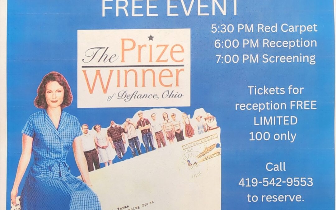 OHIO GOES TO THE MOVIES at the Huber on April 25